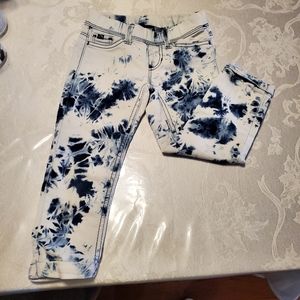 Jordache acid wash jeggings M crop